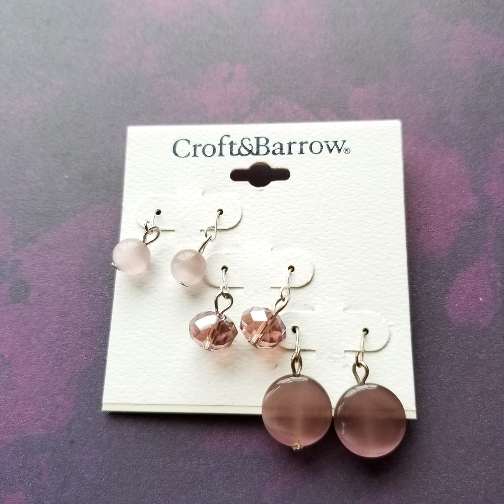 Silver dangly earrings